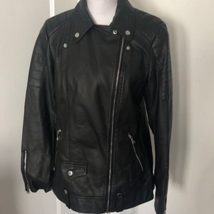 Express Black Faux Leather Jacket